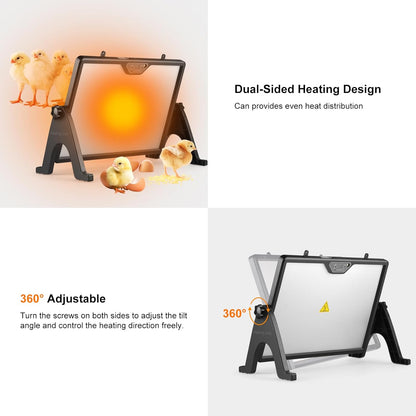 Brooder Heater for Chicks: Adjustable Height Chick Heater Plate