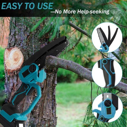 Cordless Chainsaw Mini Chain Saws with Extension Pole