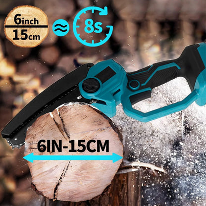 Cordless Chainsaw Mini Chain Saws with Extension Pole