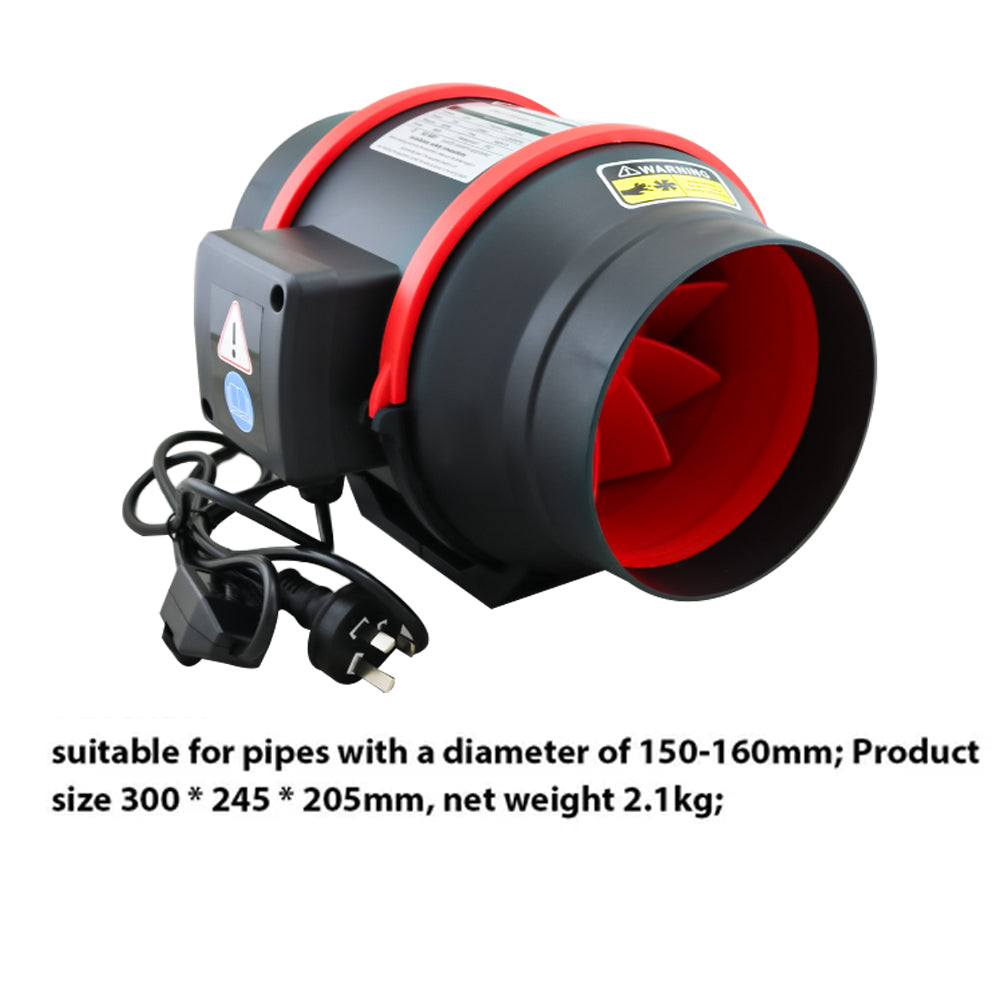 6inch inline Duct Fan with Controller