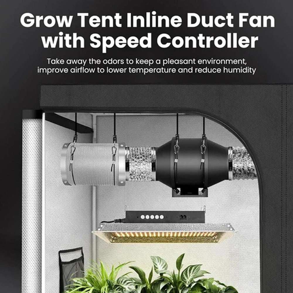6inch inline Duct Fan with Controller