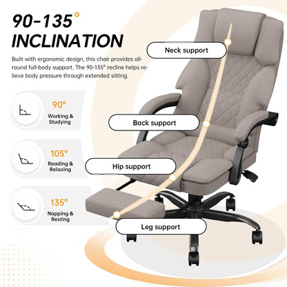 Ziva Nexus Home Office Chair - Light Brown