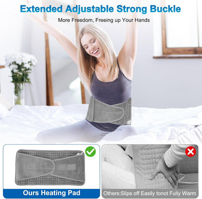 Electric Heating Pad – Adjustable Heating Pad Waist Belt
