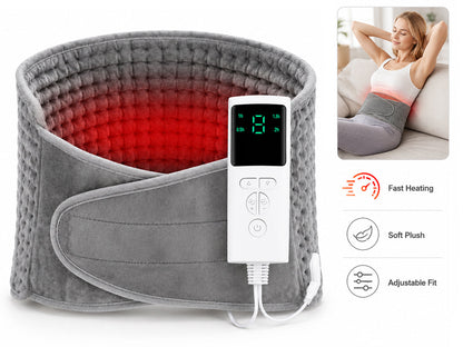 Electric Heating Pad – Adjustable Heating Pad Waist Belt