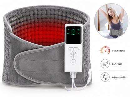 Electric Heating Pad – Adjustable Heating Pad Waist Belt