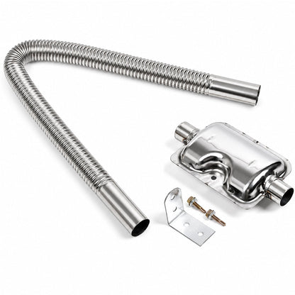 Diesel Heater Exhaust Pipe Hose and Silencer Muffler Filter