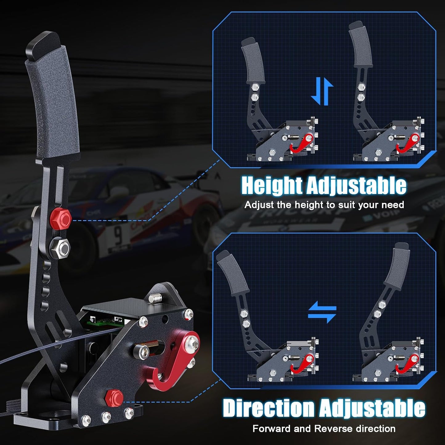 PC Xbox PS5 USB Gaming Handbrake for Logitech Wheel