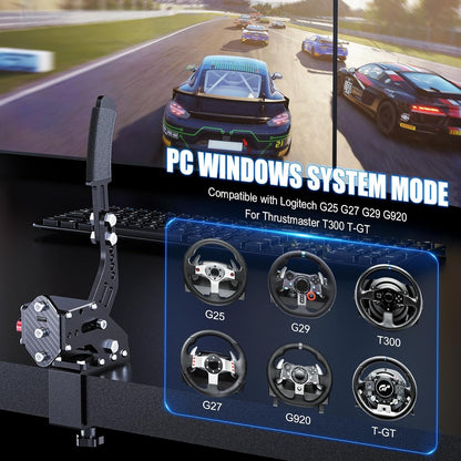 PC Xbox PS5 USB Gaming Handbrake for Logitech Wheel