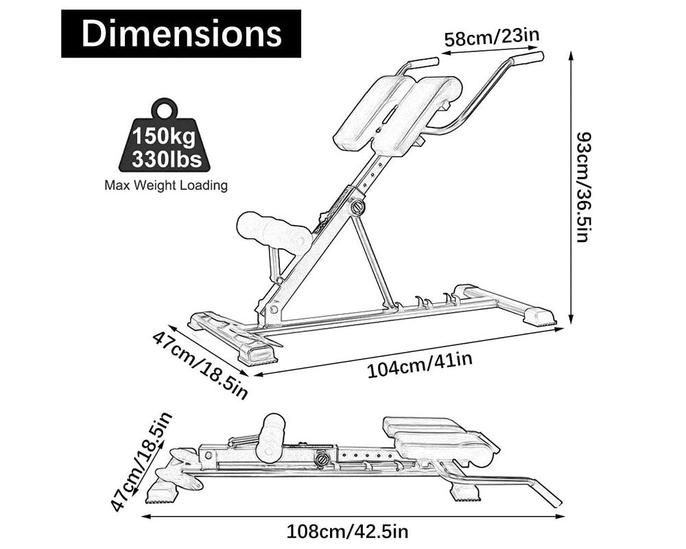 Roman Chair Adjustable Roman Chair Hyperextension Bench
