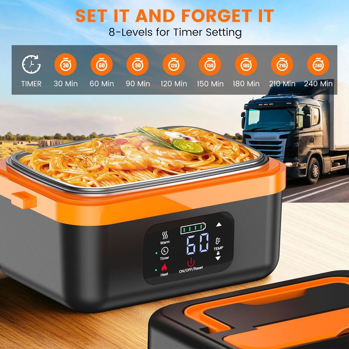 Electric Heating Lunch Box 1L