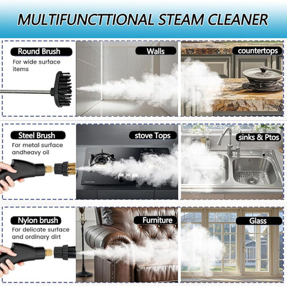 Handheld 2500W Steam Cleaner High Temperature Pressurized