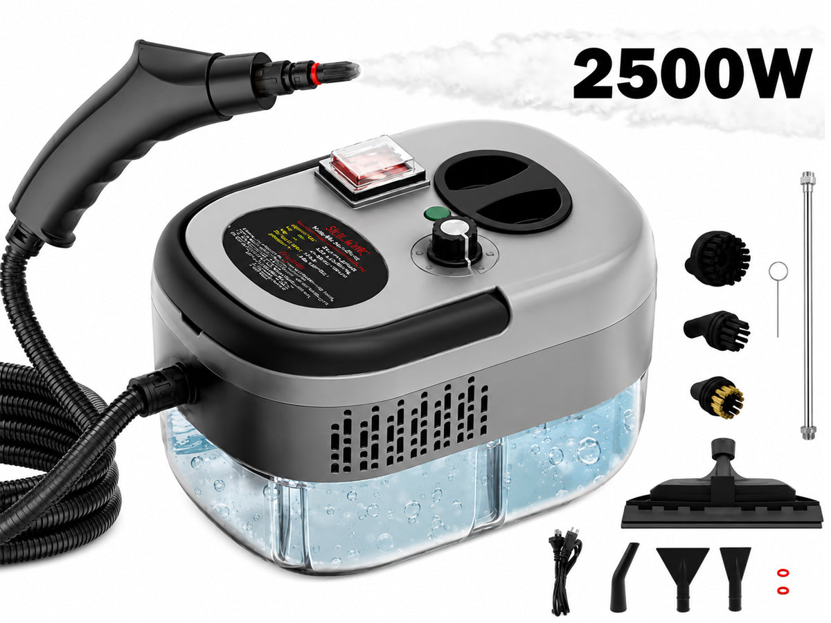 Handheld 2500W Steam Cleaner High Temperature Pressurized