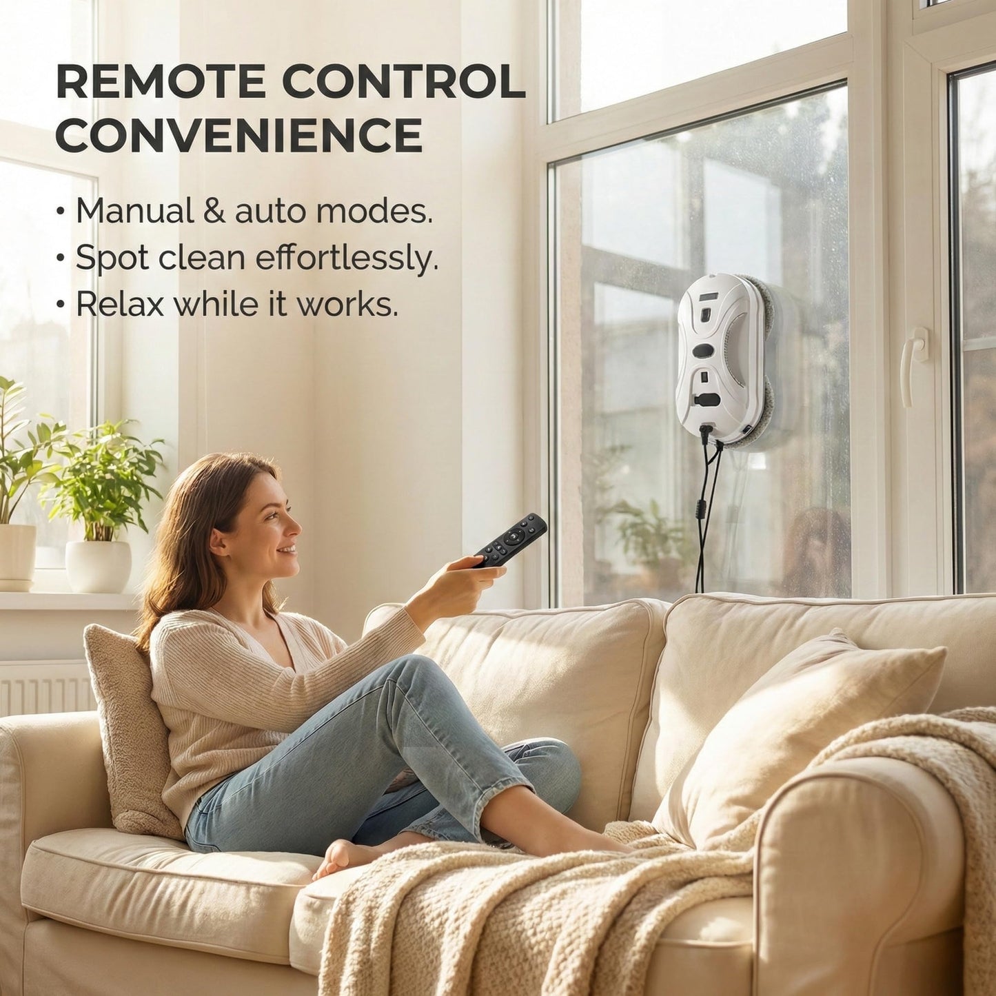 Automatic Window Cleaning Robot Vacuum Cleaner