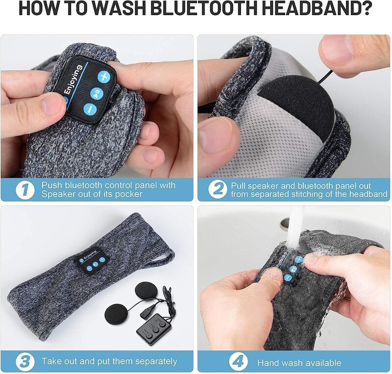 Sleeping Headphones Headband Bluetooth Sleep Eye Mask