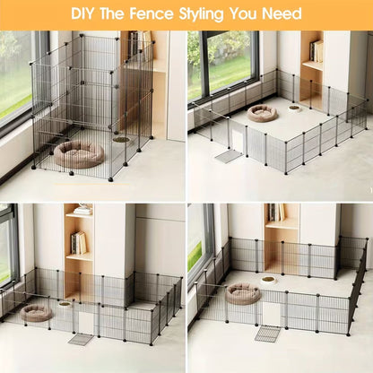 DIY Pet Playpen Metal Fence 20 Panels