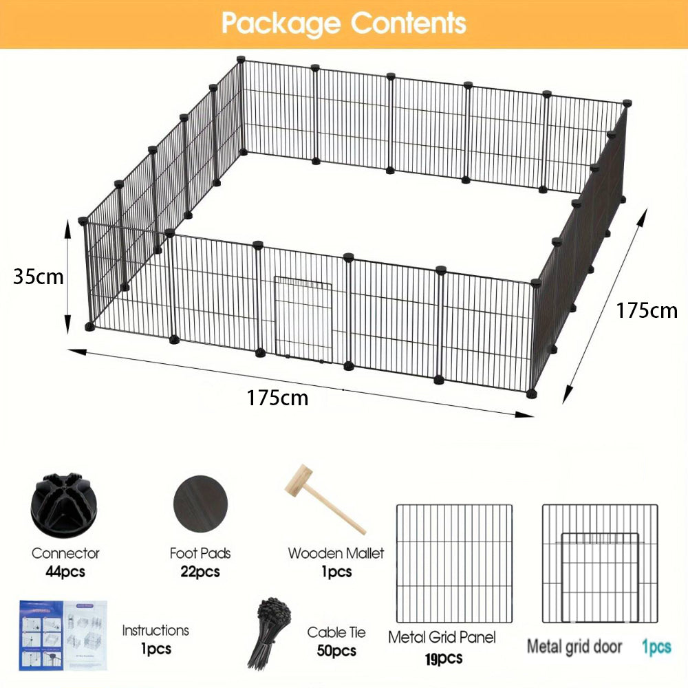 DIY Pet Playpen Metal Fence 20 Panels