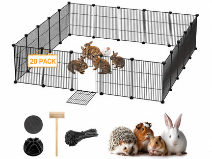 DIY Pet Playpen Metal Fence 20 Panels