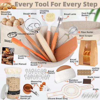 Bread Proofing Basket Set