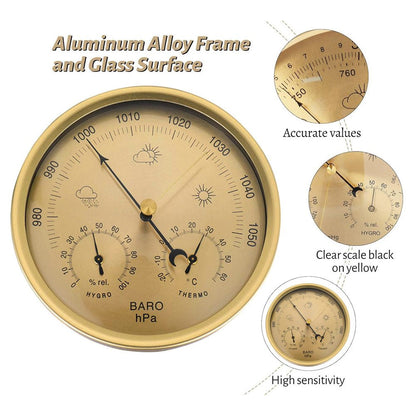 3 in 1 Weather Station Barometer Thermometer Hygrometer