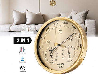 3 in 1 Weather Station Barometer Thermometer Hygrometer