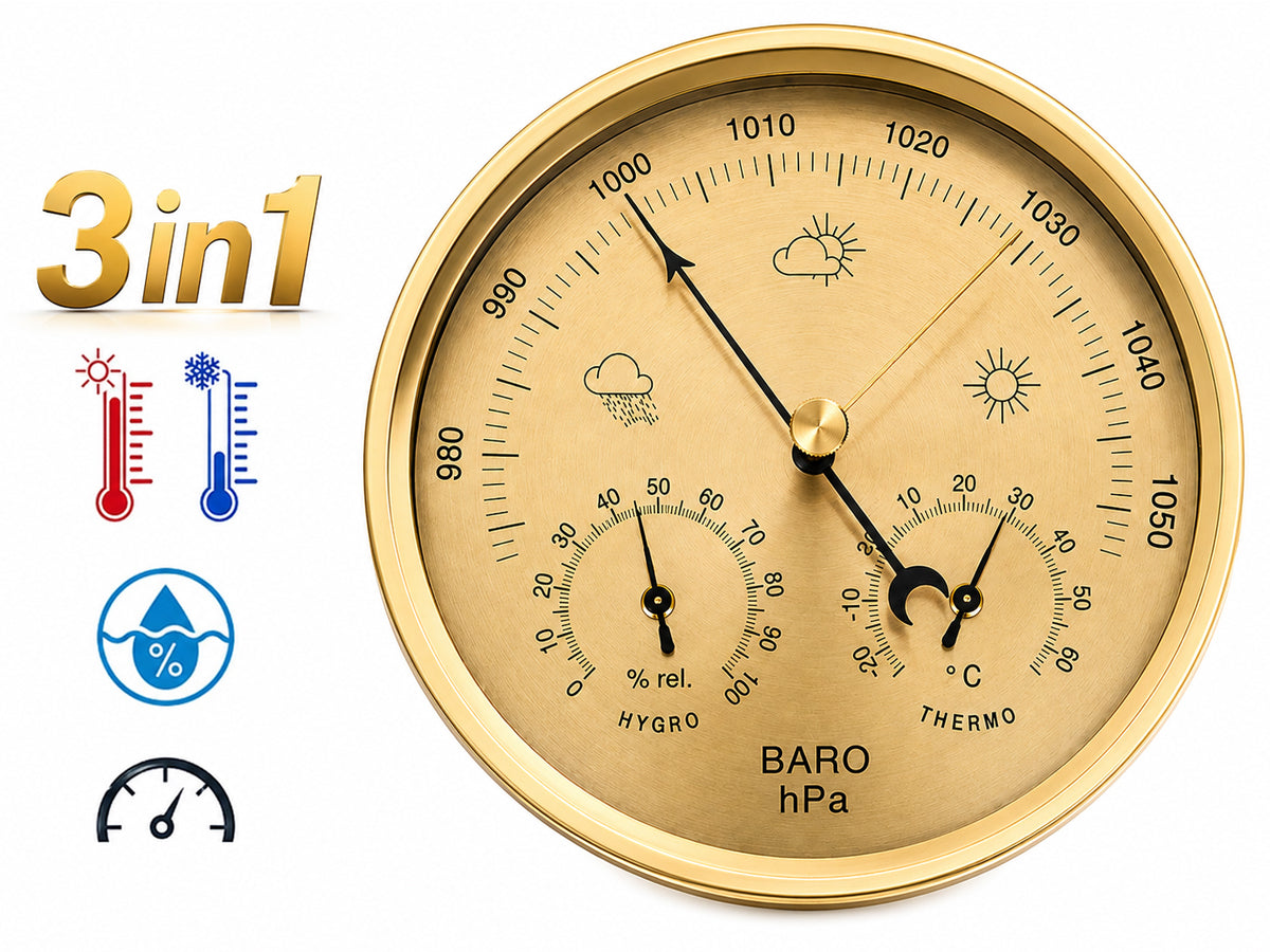 3 in 1 Weather Station Barometer Thermometer Hygrometer