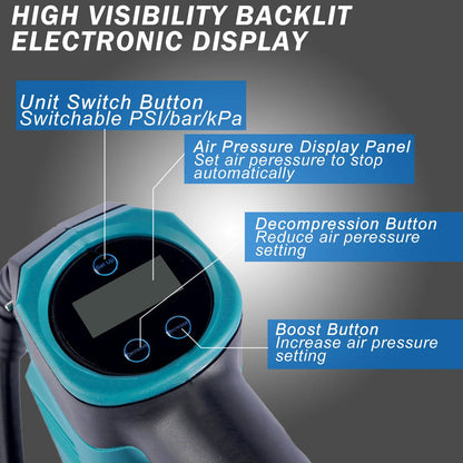 Tyre Inflator Pump Cordless