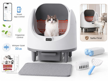 Automatic Cat Litter Box Self Cleaning