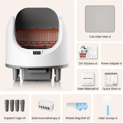 Automatic Cat Litter Box Self Cleaning