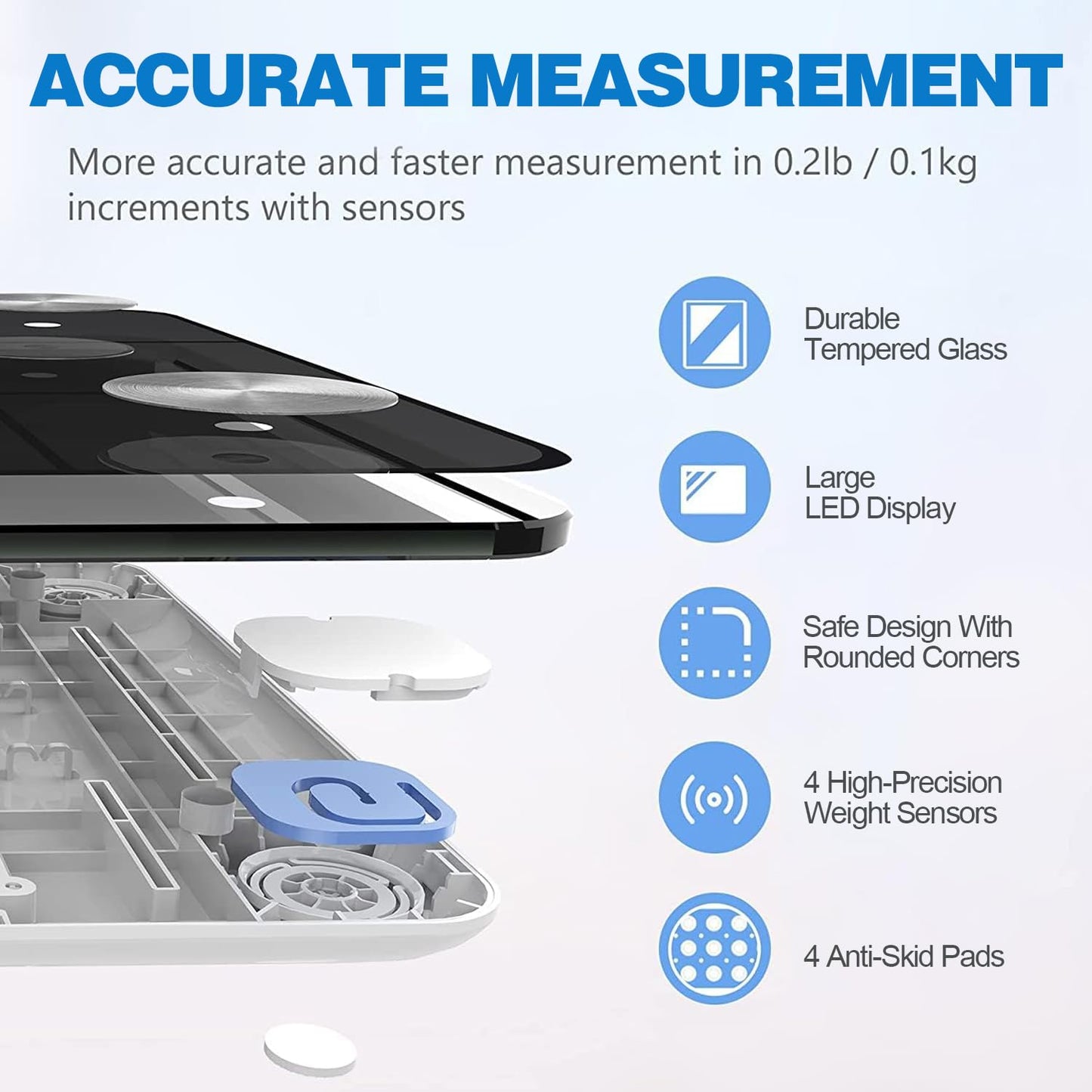 Smart Body Fat Weighing Scales