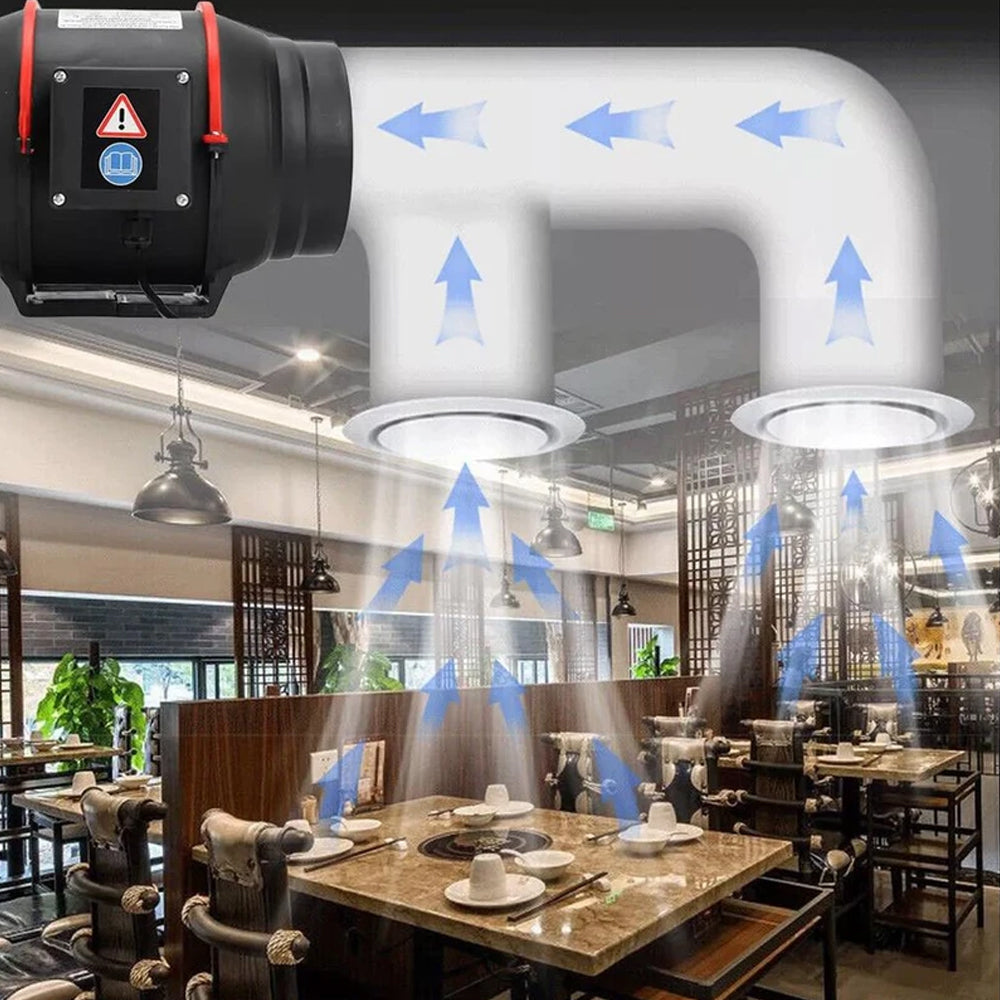 8 inch inline Duct Fan with Controller