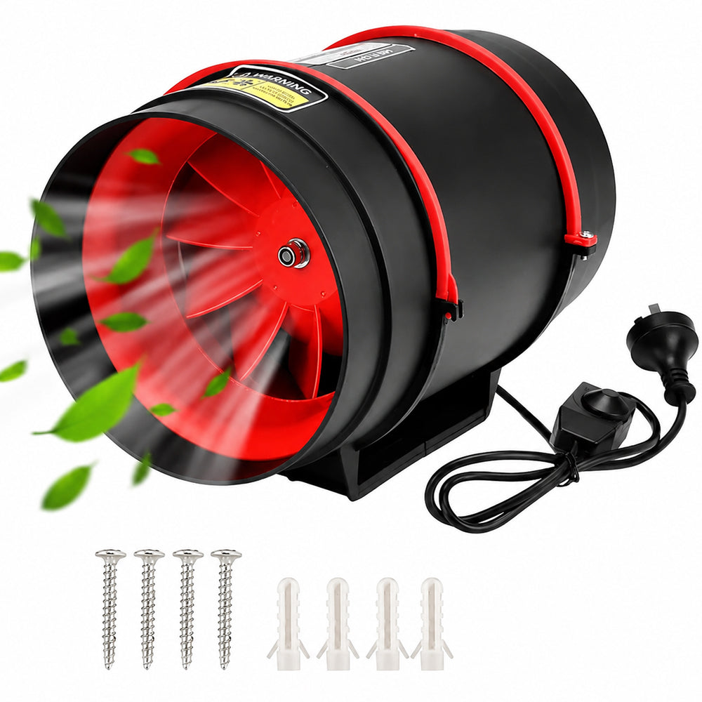 8 inch inline Duct Fan with Controller