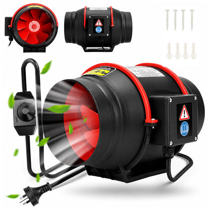 4 inch inline Duct Fan with Controller