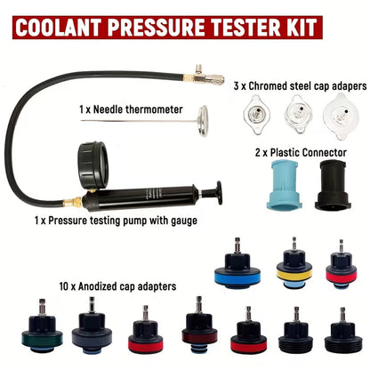 Radiator Pressure Tester Kit 18PCS