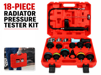 Radiator Pressure Tester Kit 18PCS