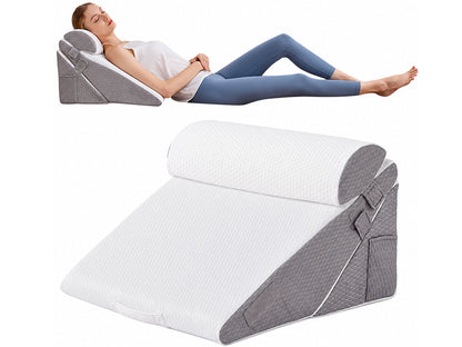 3 Piece Wedge Memory Foam Pillow