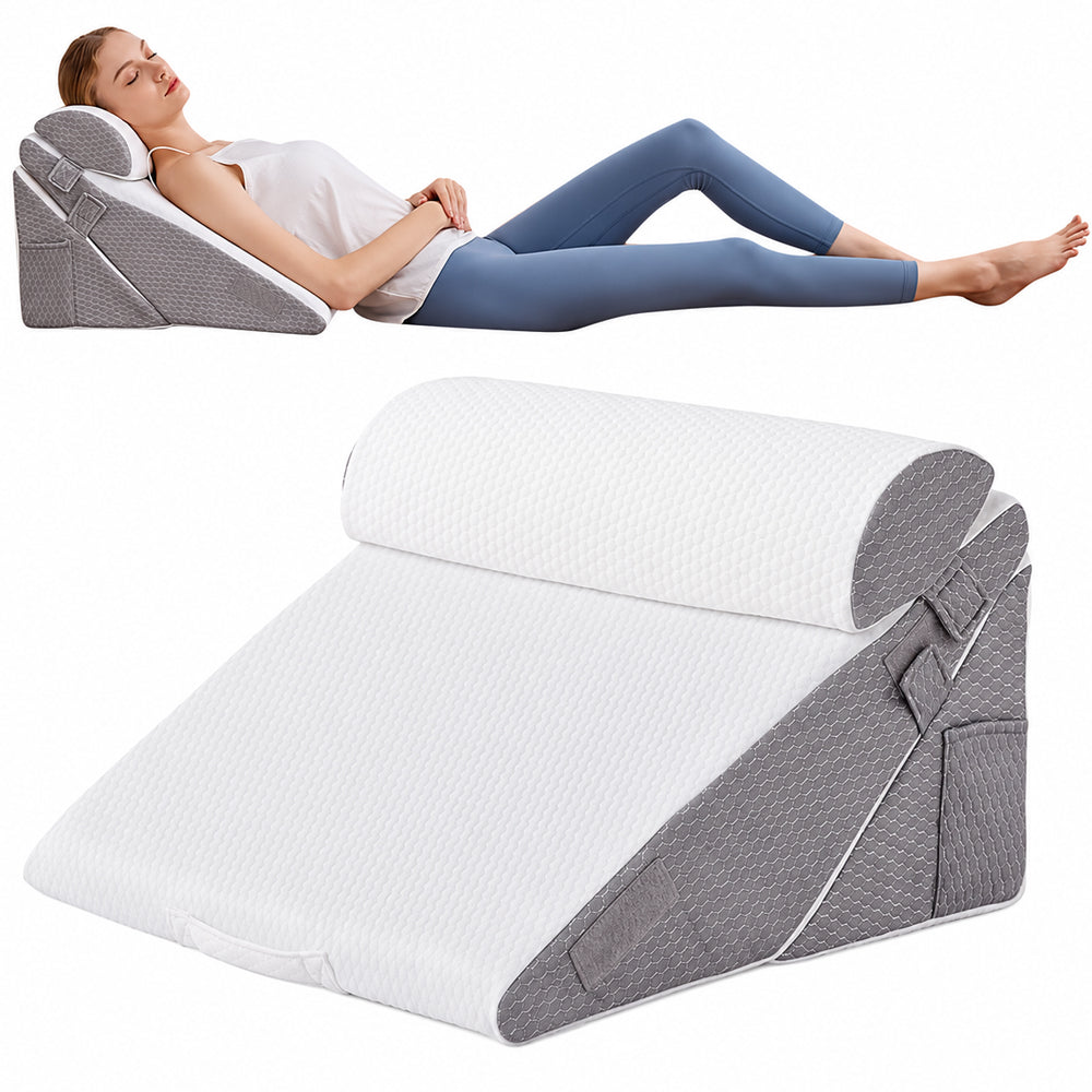 3 Piece Wedge Memory Foam Pillow