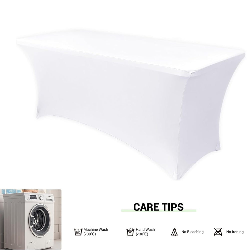 6ft Stretch Spandex Table Cover (2 Pcs)