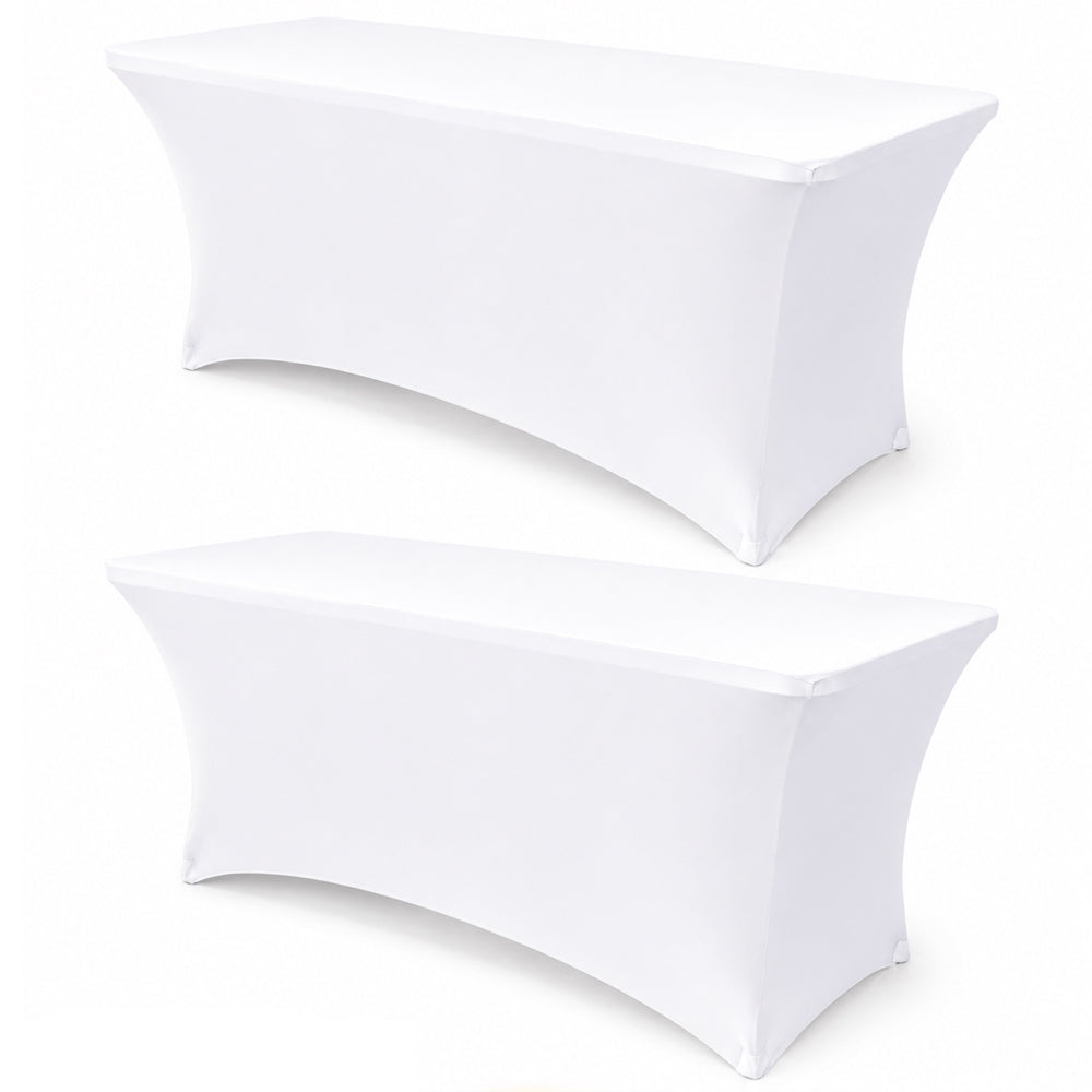 6ft Stretch Spandex Table Cover (2 Pcs)