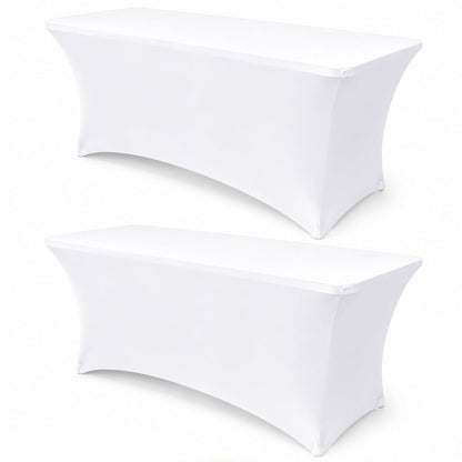 6ft Stretch Spandex Table Cover (2 Pcs)