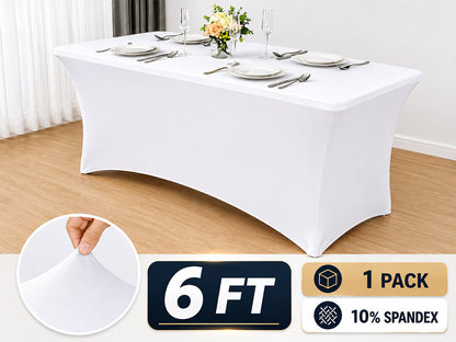 6ft Stretch Spandex Table Cover
