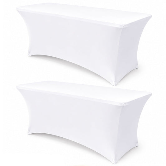 6ft Stretch Spandex Table Cover (2 Pcs)