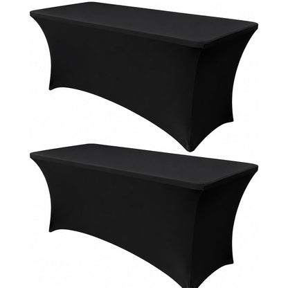 6ft Stretch Spandex Table Cover (2 Pcs)