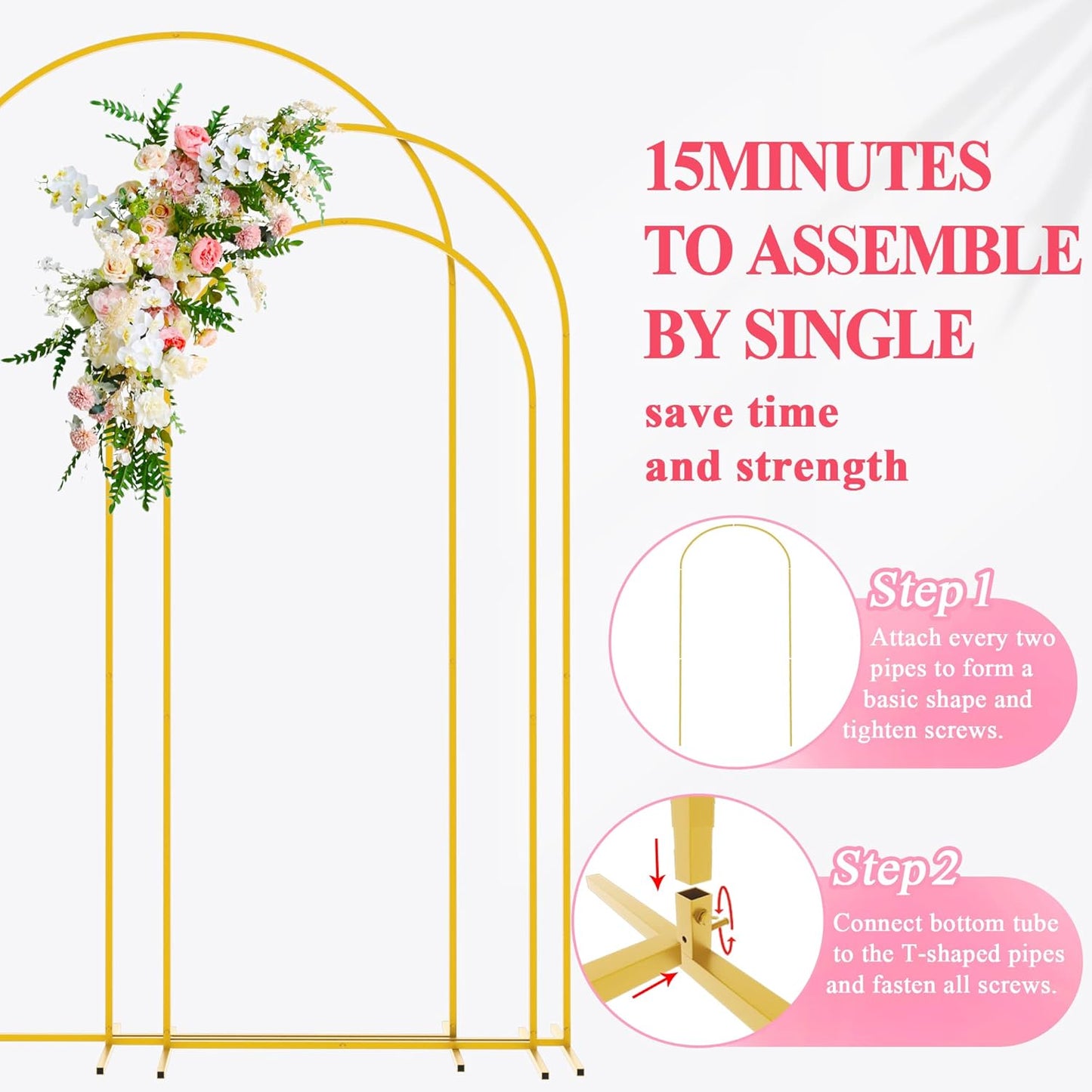 Wedding Arch Backdrop Stand