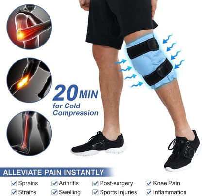 Ice Pack for Knee Cold & Hot Reusable gel ice pack