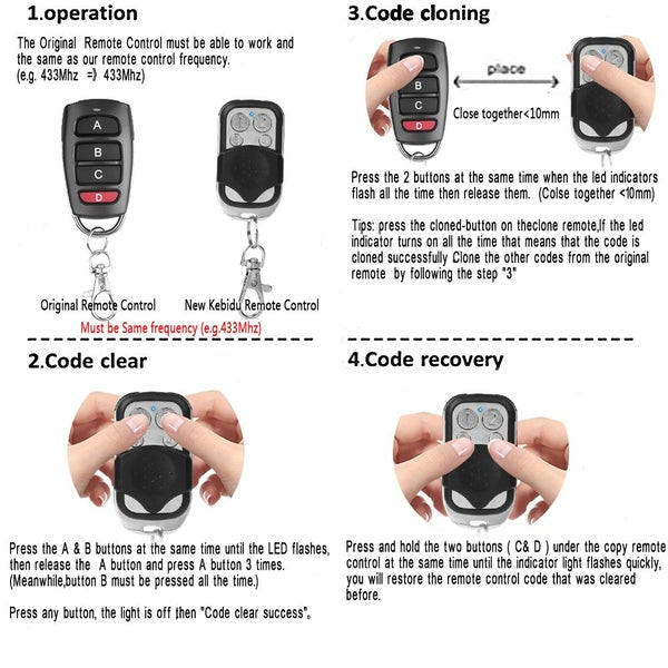 Garage Door Remote Replacement