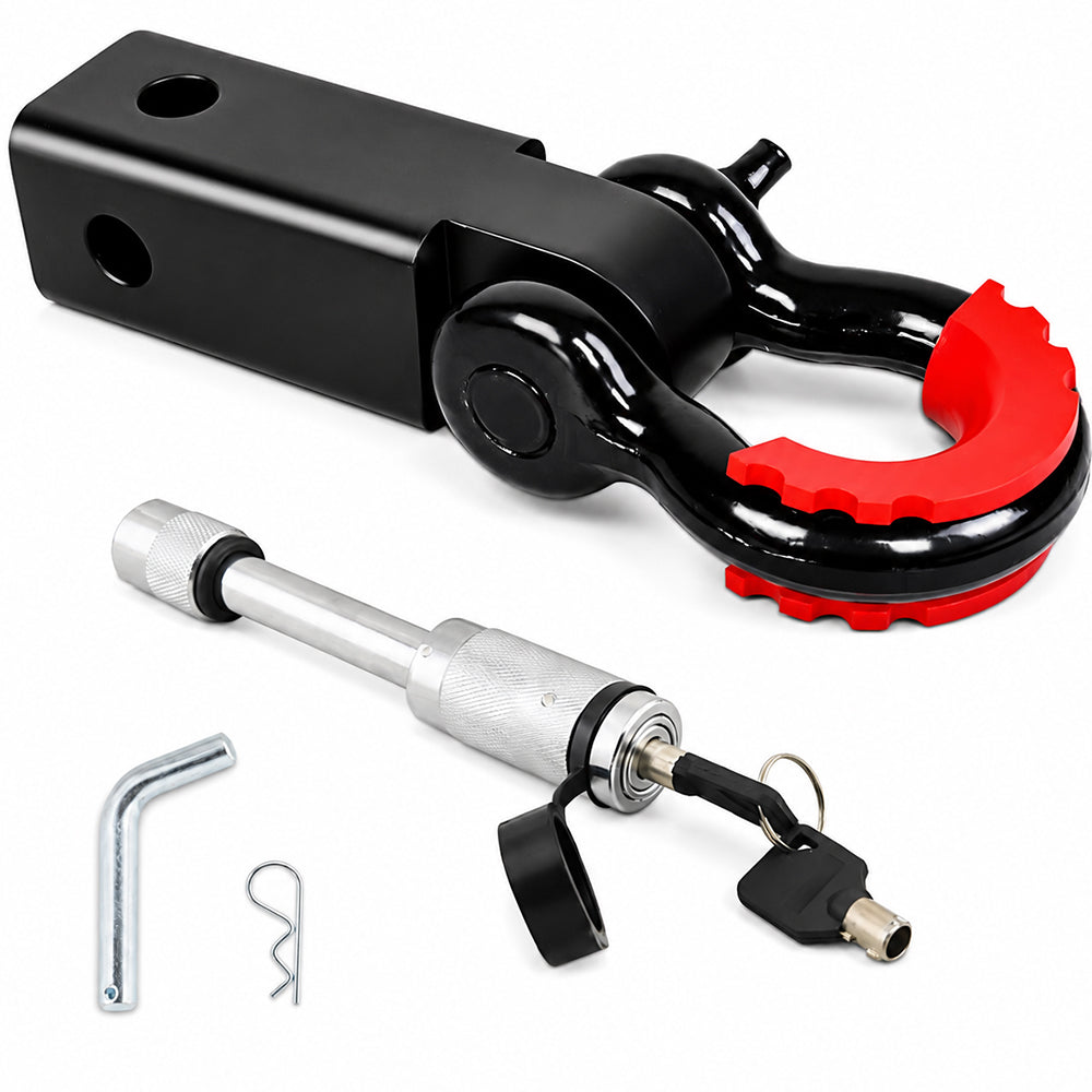 Hitch Receiver Bonus Bow Shackle Tow Bar Recovery Receiver