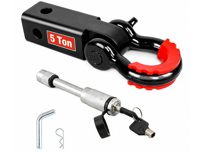 Hitch Receiver Bonus Bow Shackle Tow Bar Recovery Receiver