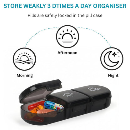 7 Day Medicine Organizer Weekly Pill Box