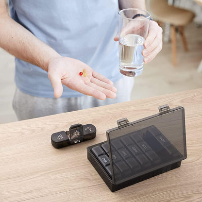 7 Day Medicine Organizer Weekly Pill Box