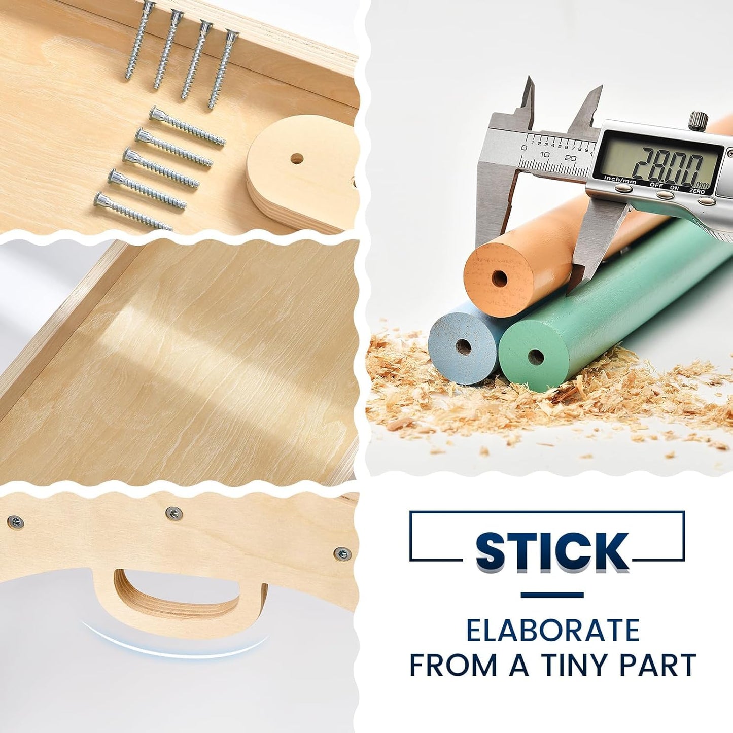 Pikler Triangle Set Wooden